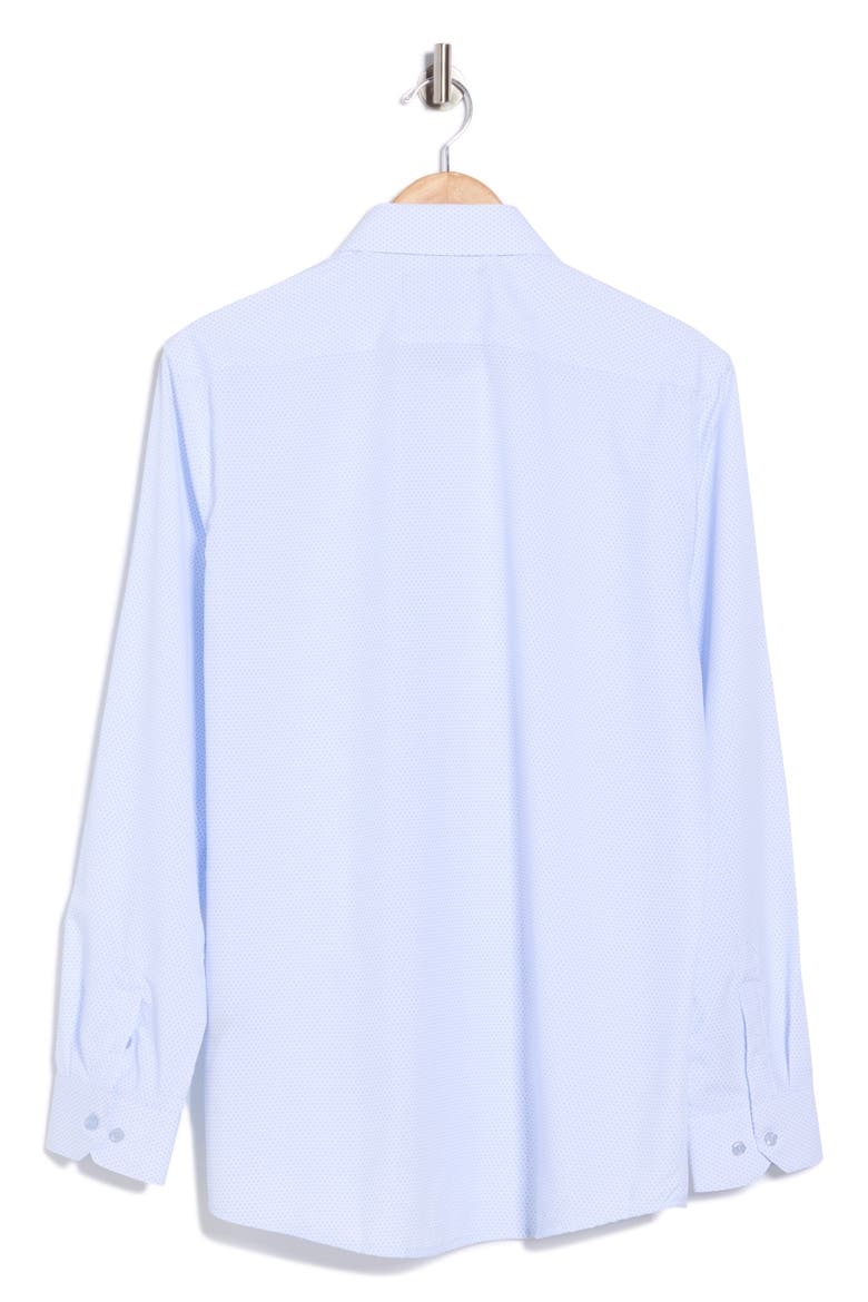 Slim Fit Perfect Stretch Long Sleeve Button Down Shirt, Alternate, color, WHITE
