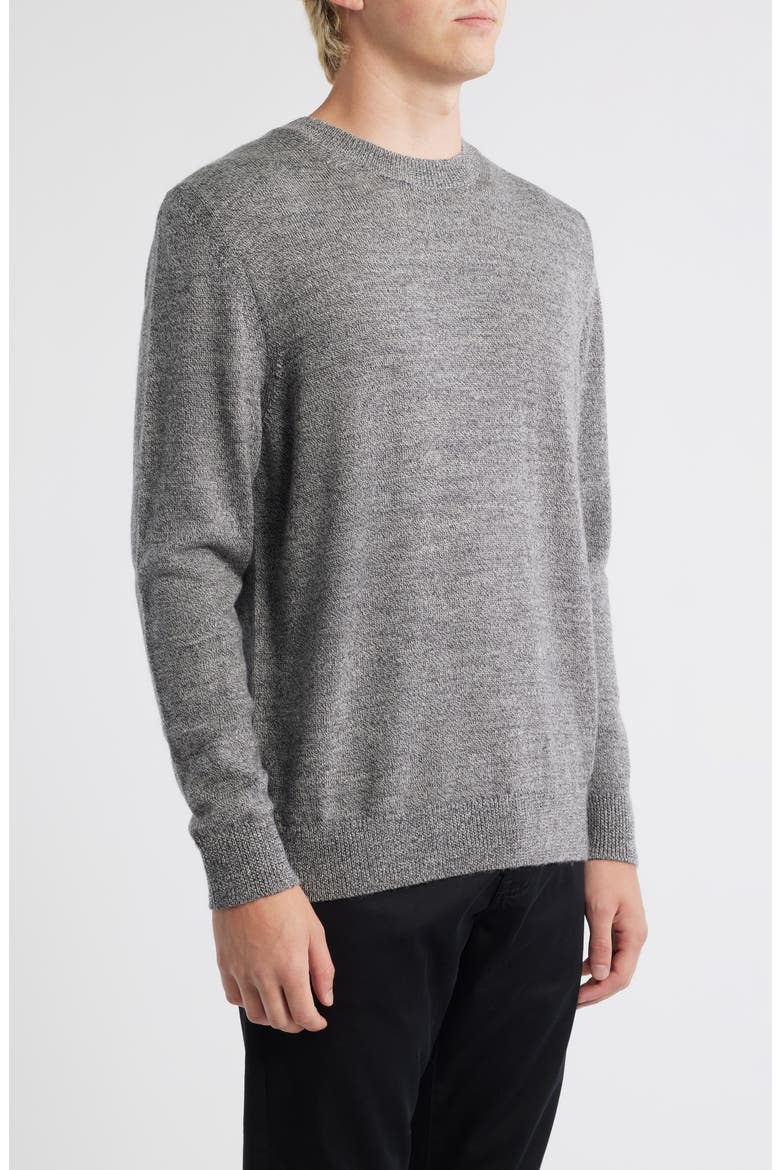 Campo Merino Wool Crewneck Sweater, Alternate, color, WATERFALL