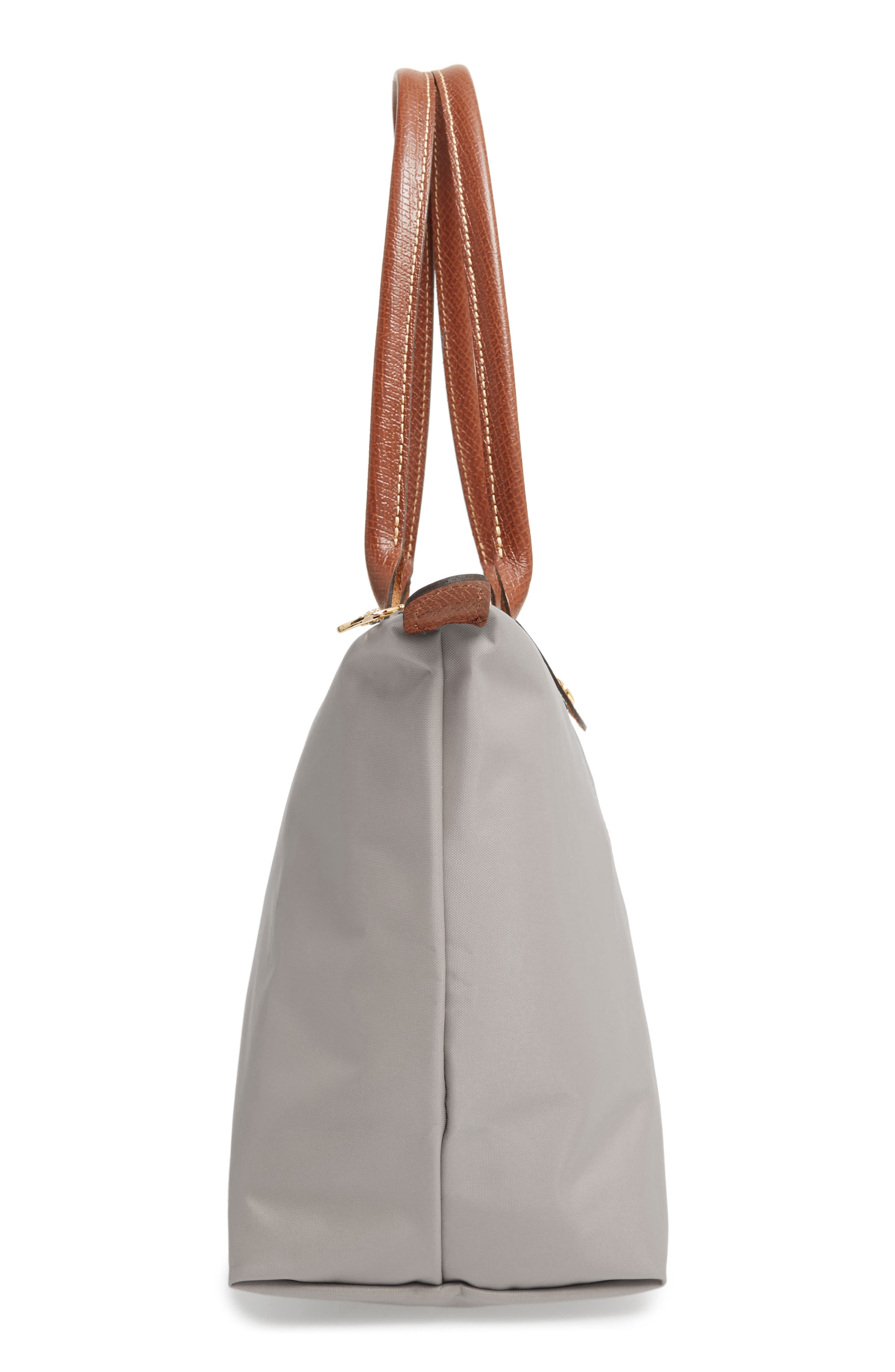 Medium Le Pliage Nylon Shoulder Tote, Alternate, color, PEBBLE