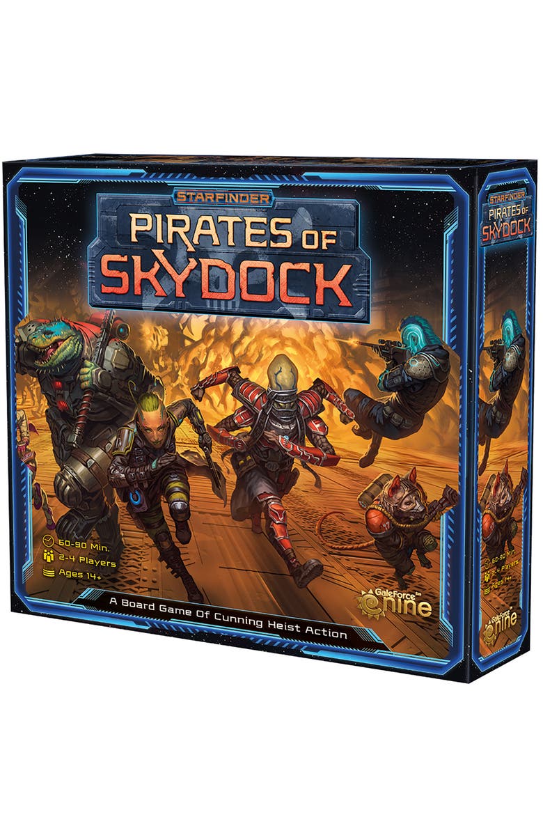 Gale Force Nine Starfinder Pirates Of Skydock Board Game Of Cunning Heist Action, Alternate, color, Multicolored