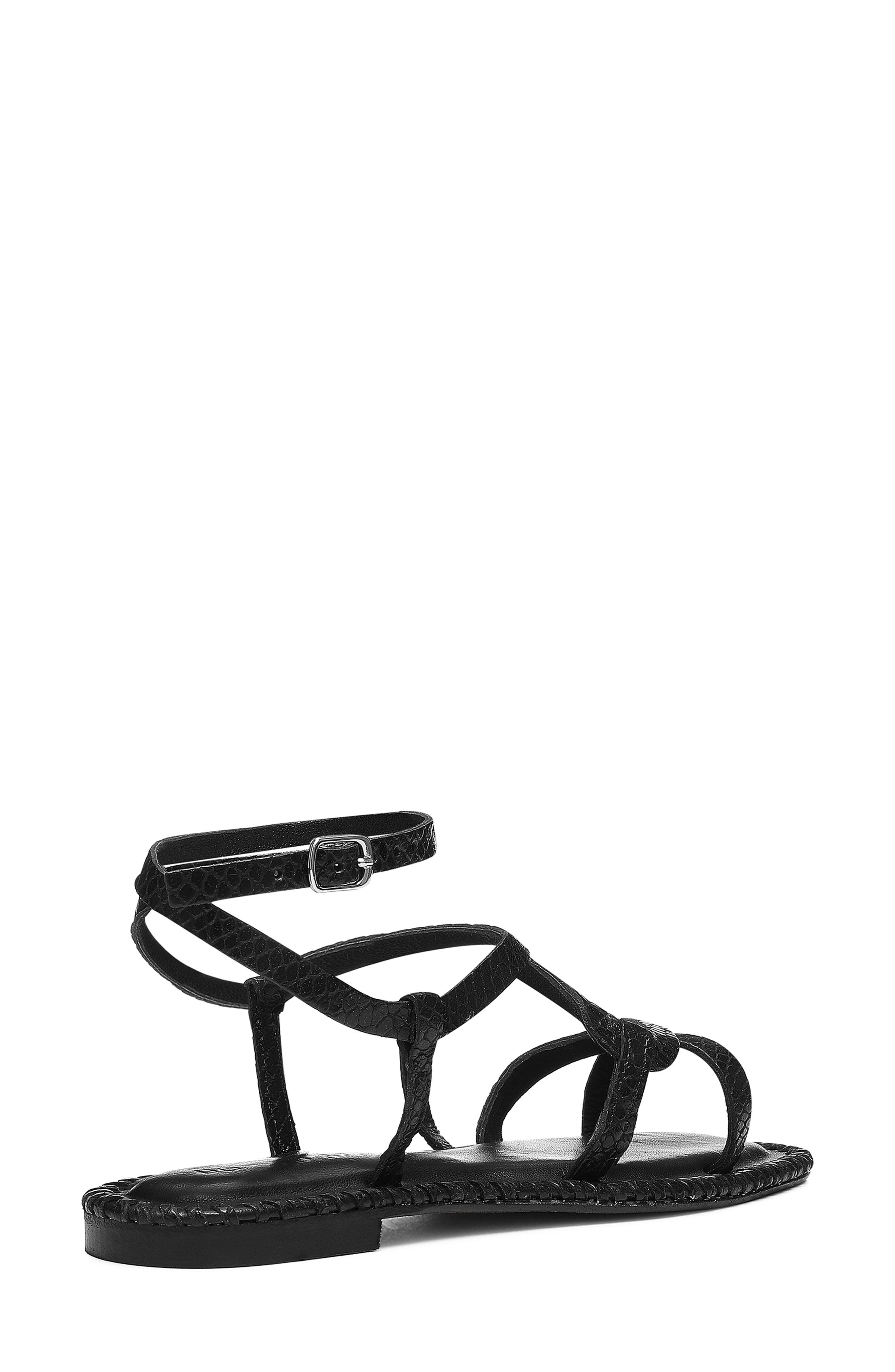 Donald Pliner Emilia Snakeskin Embossed Gladiator Sandal, Alternate, color, 