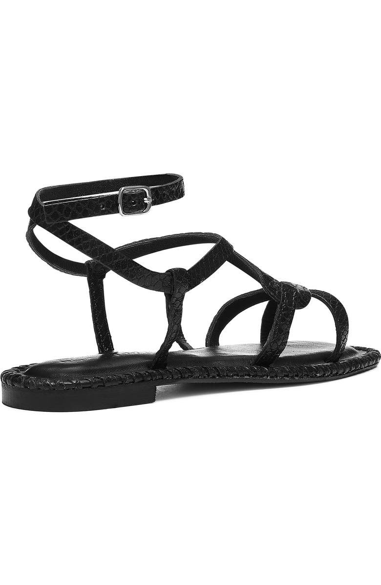 Donald Pliner Emilia Snakeskin Embossed Gladiator Sandal, Alternate, color,