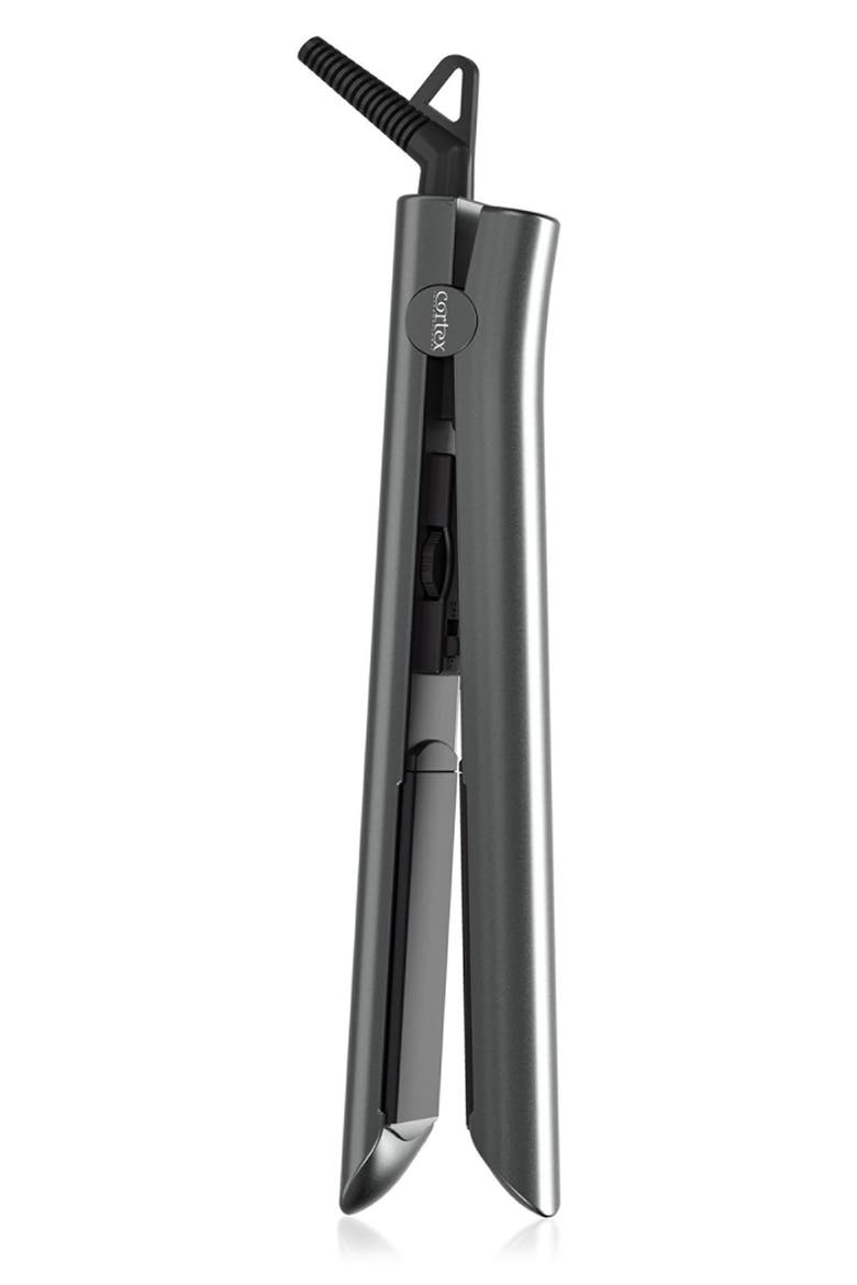 1-Inch Solid Ceramic Flat Iron, Alternate, color, DARK GRAY