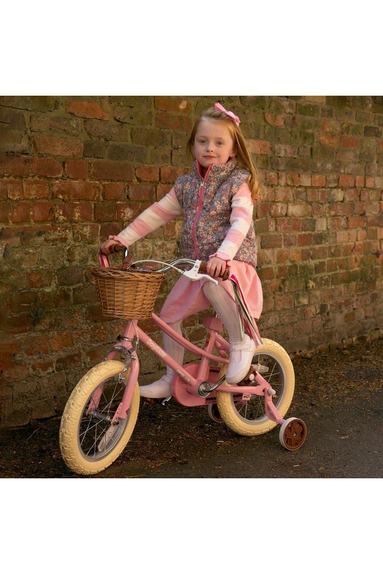 Floral Padded Gilet, Alternate, color, Pink