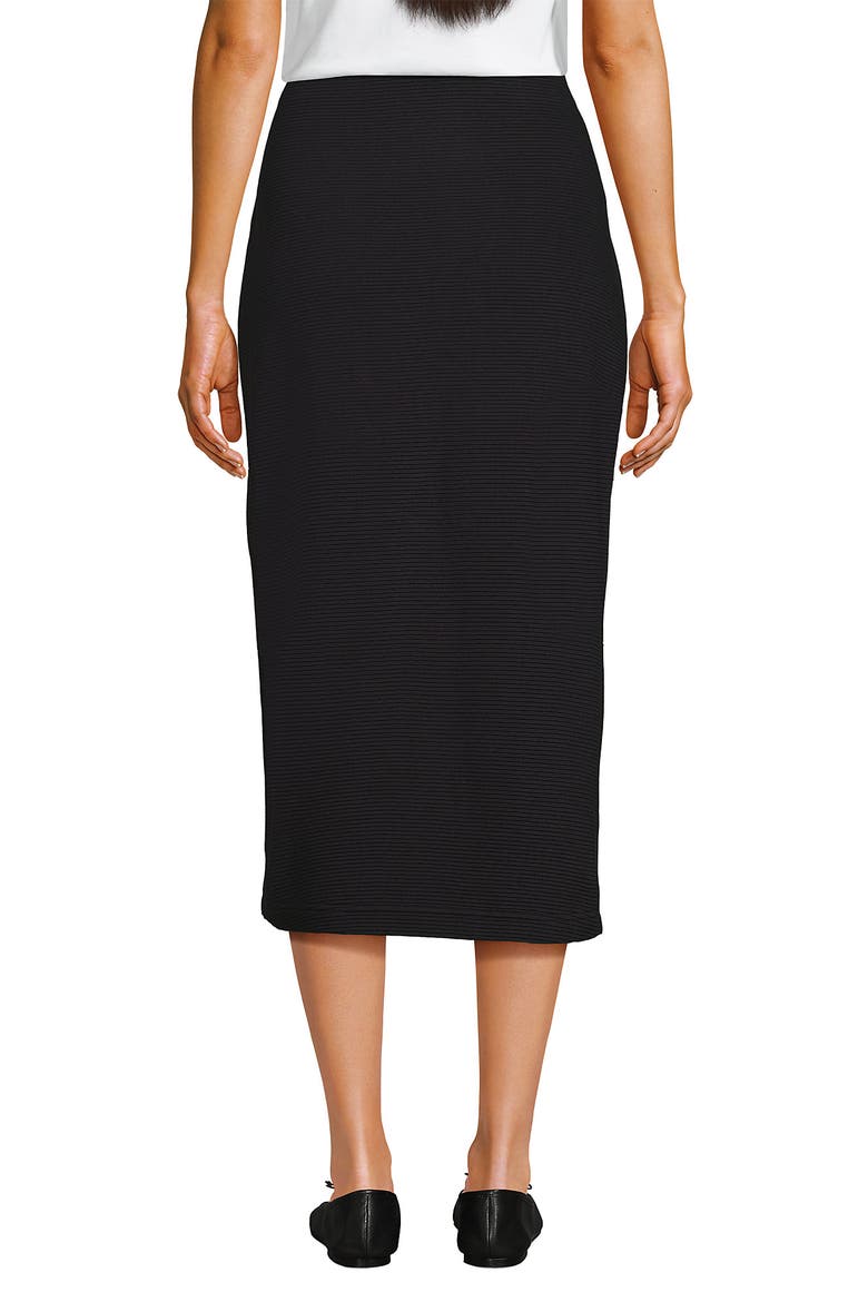 Starfish Side Zip Midi Skirt, Alternate, color, Black