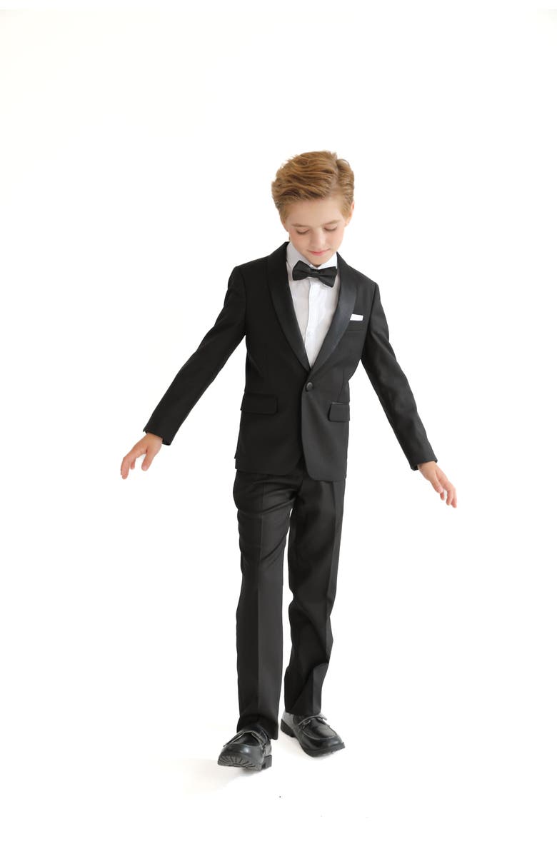 MOUSTACHE Shawl Lapel Suit, Alternate, color, Black