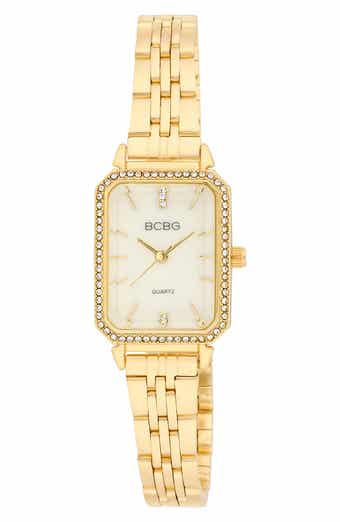 Octotank Crystal Quartz Bracelet Watch, 23mm