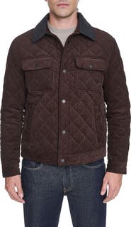 Cole Haan Quilted Shirt Jacket