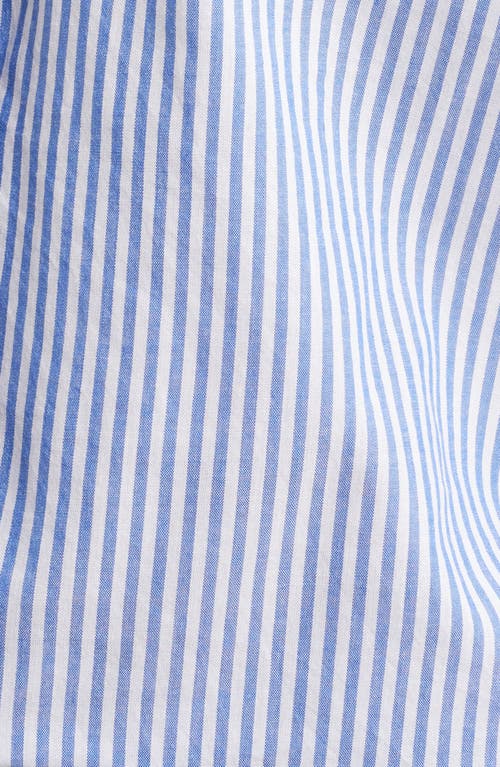 BEACHLUNCHLOUNGE BEACHLUNCHLOUNGE STRIPE COTTON & MODAL BUTTON-UP SHIRT