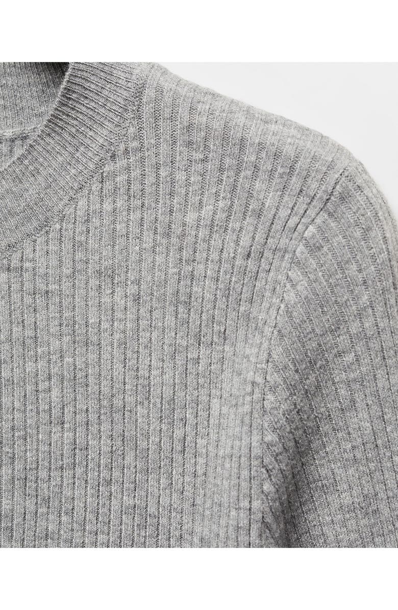 MANGO Rib Crewneck Sweater, Alternate, color,