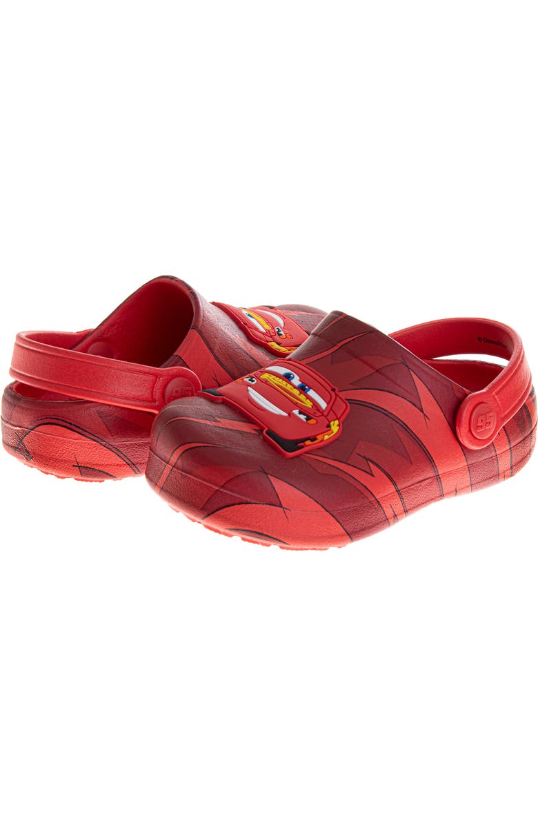 JOSMO x Disney<sup>®</sup> Kids' Pixar Cars Lightning McQueen Clog, Alternate, color, Red