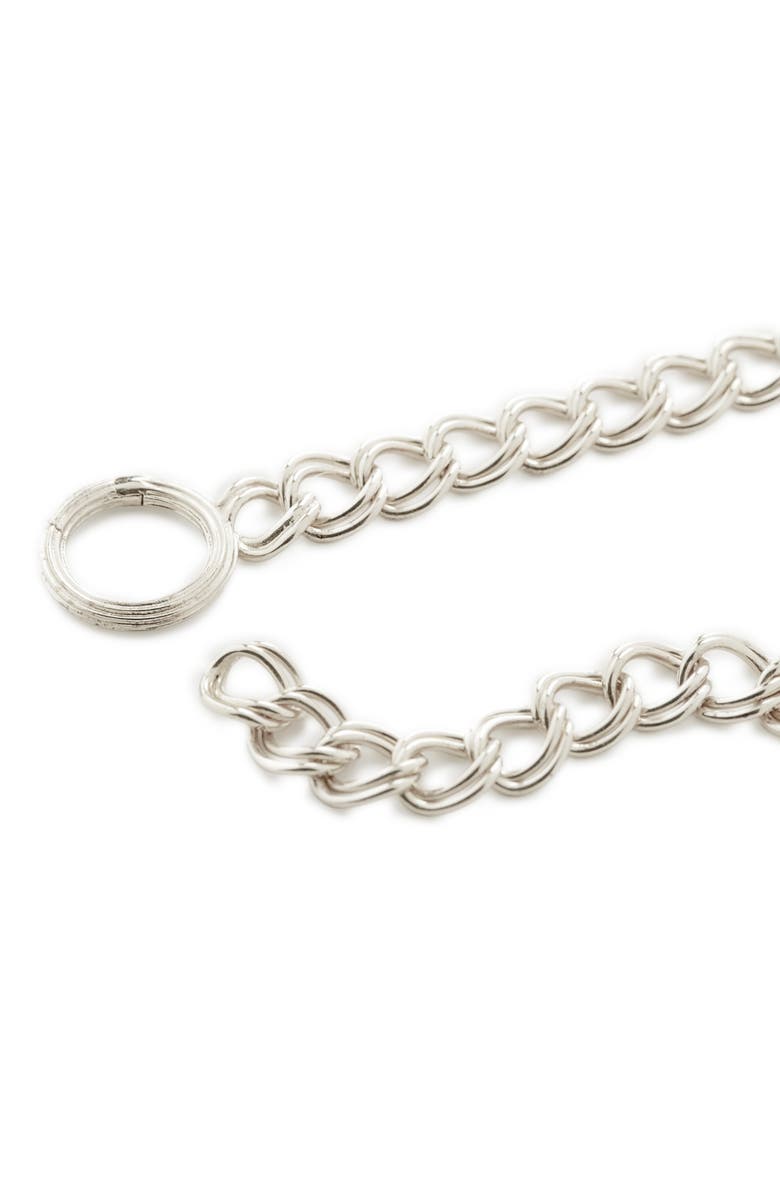 Monica Vinader Groove Sterling Silver Curb Chain Bracelet, Alternate, color, 