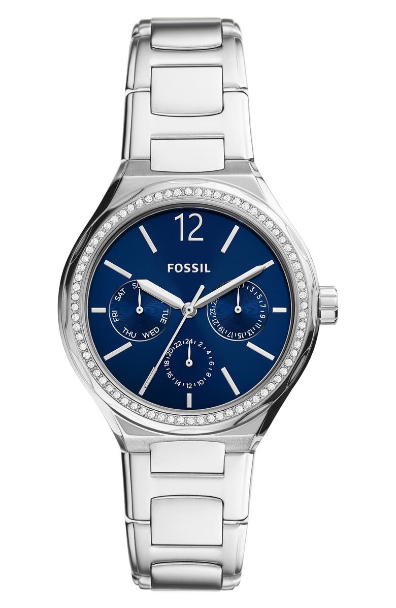 Fossil Eevie Bracelet Watch, 36mm, Main, color,