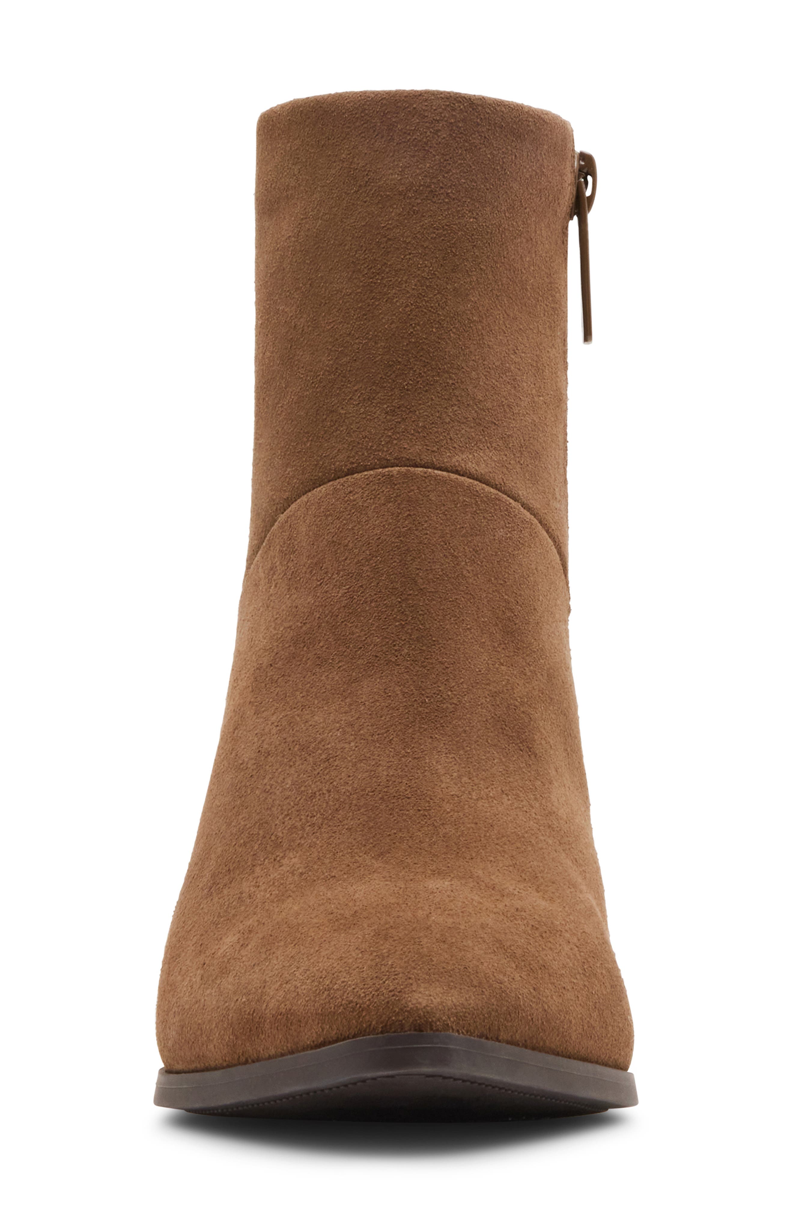 Amy Waterproof Ankle Bootie, Alternate, color, TAUPE SUEDE