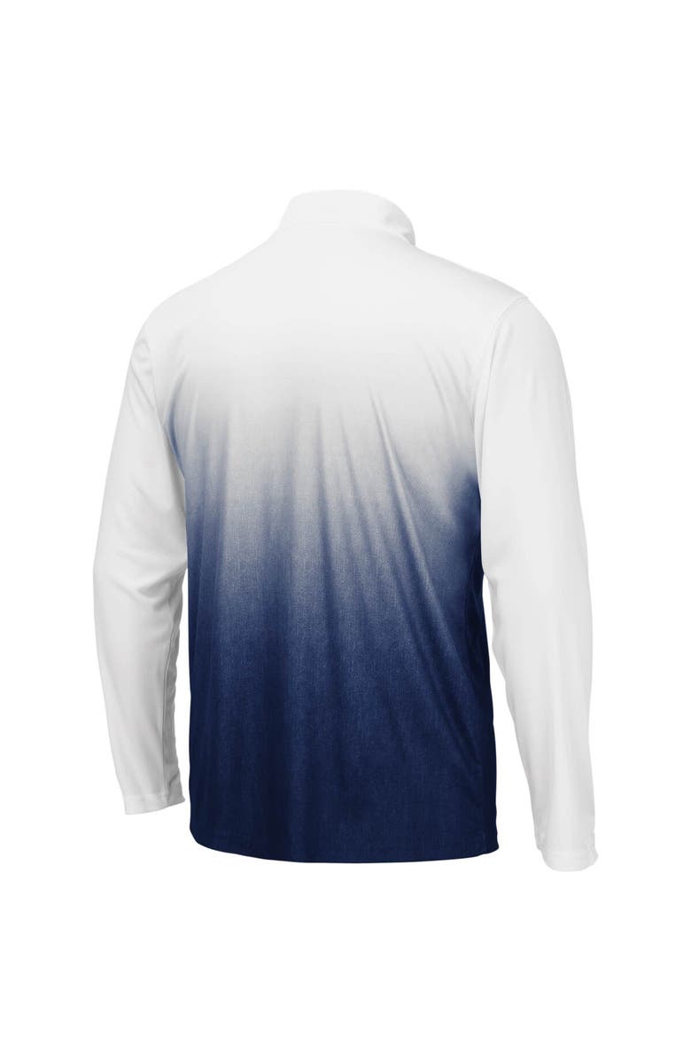 COLOSSEUM Men's Colosseum Navy Navy Midshipmen Magic Team Logo Quarter-Zip Jacket, Alternate, color,