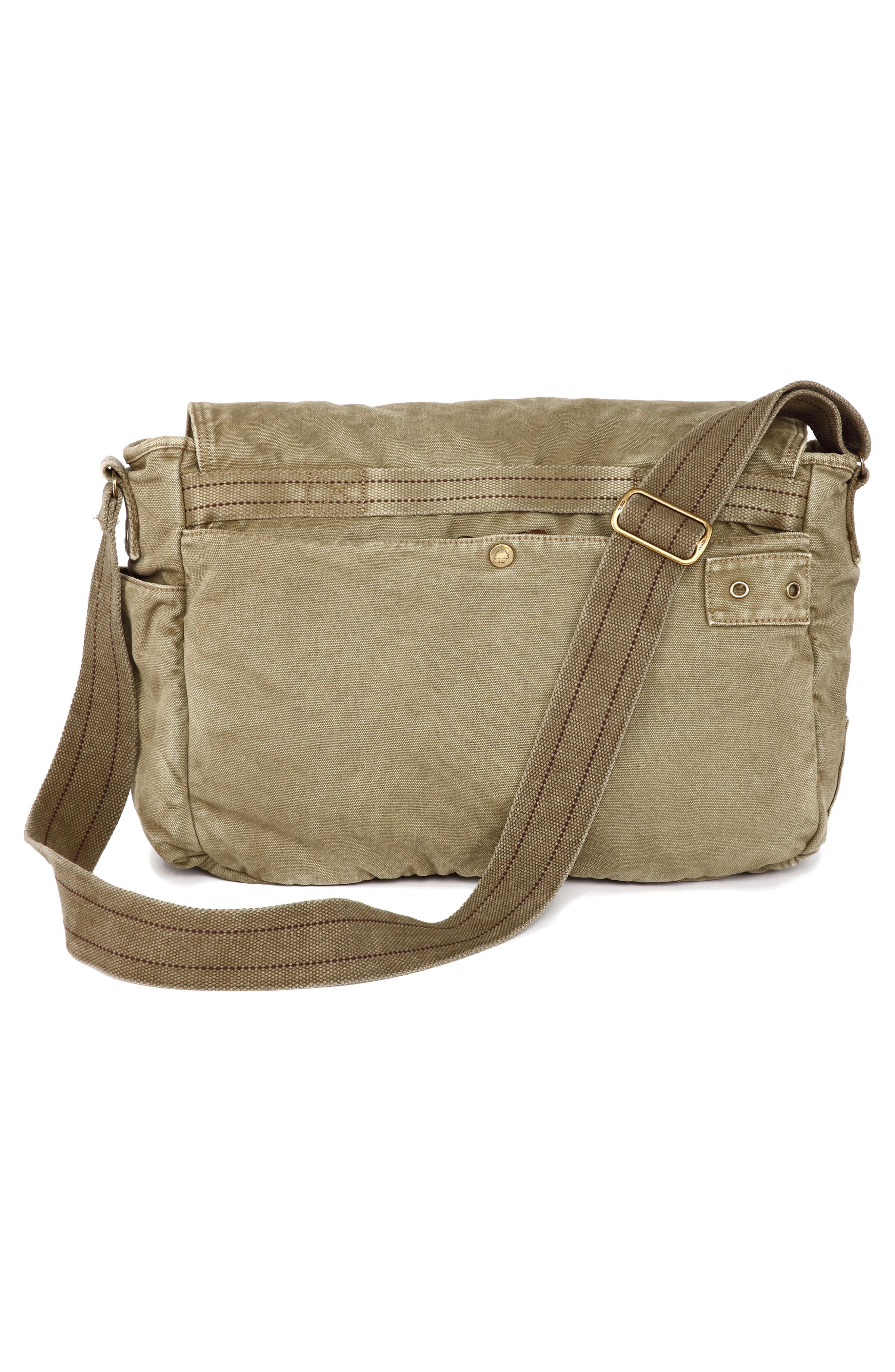 THE SAME DIRECTION Coastal Canvas Messenger Bag, Alternate, color, 