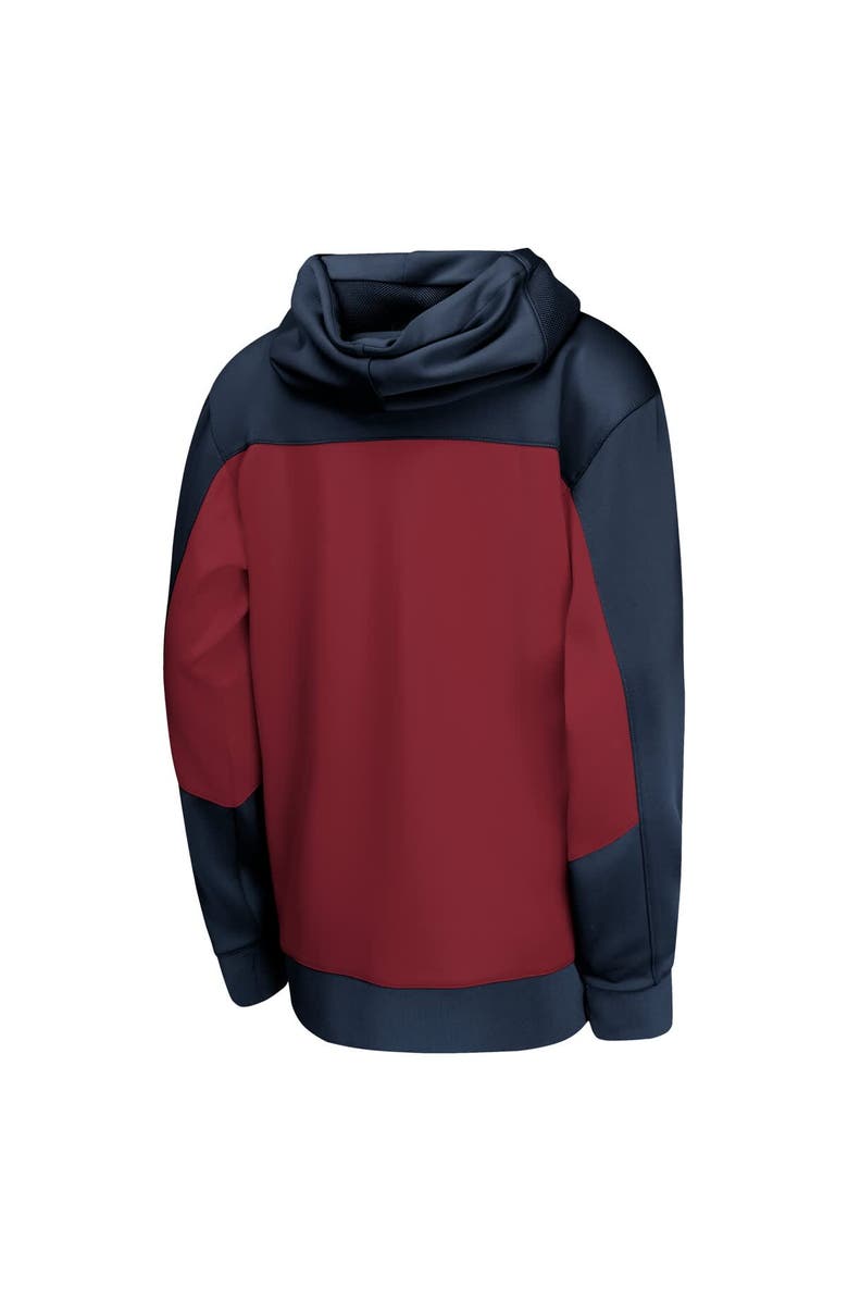 Nike Youth Nike Navy/Red Denver Nuggets Authentic On-Court Showtime Performance Full-Zip Hoodie, Alternate, color, 