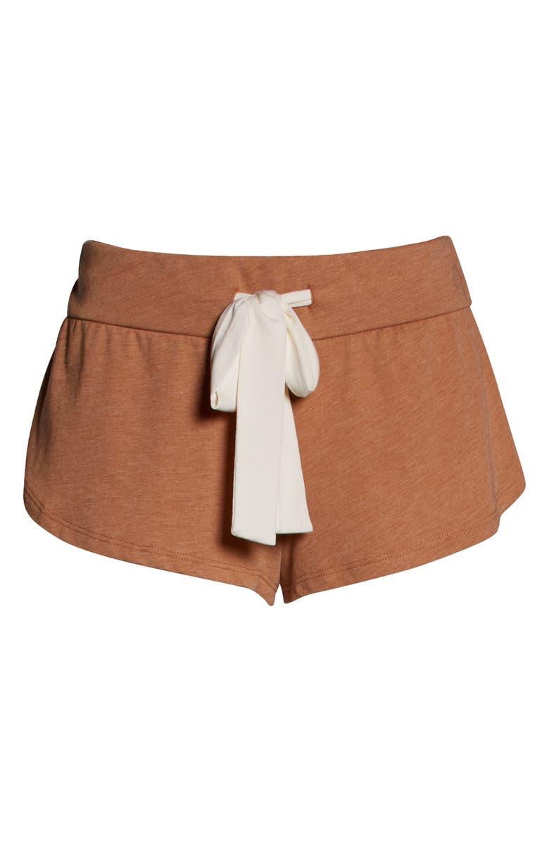 Eberjey Heather Knit Shorts, Alternate, color, 