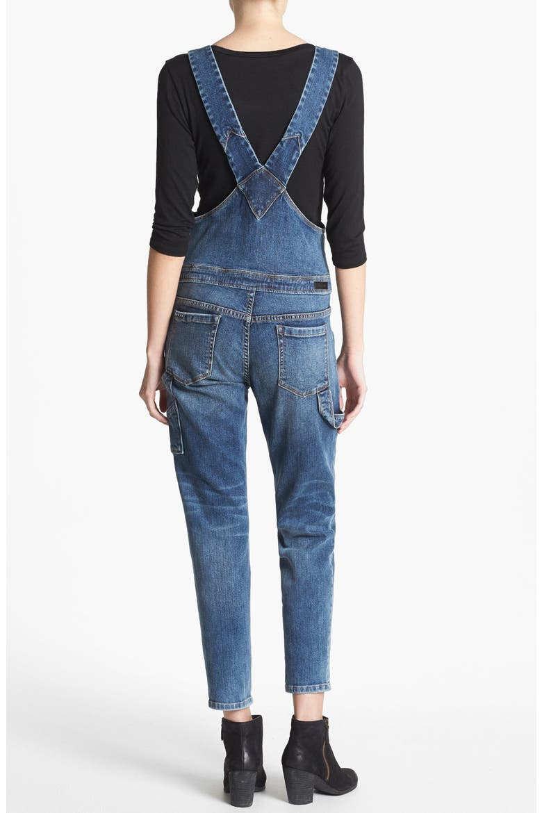 Denim Overalls, Alternate, color, BLUE