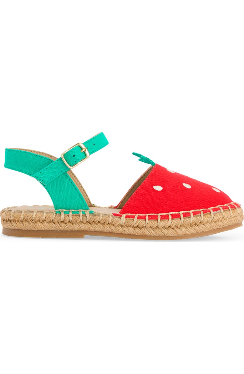 Mini Boden Kids' Strawberry Sandal, Alternate, color, Strawberry