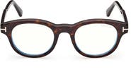 TOM FORD 47mm Round Optical Glasses