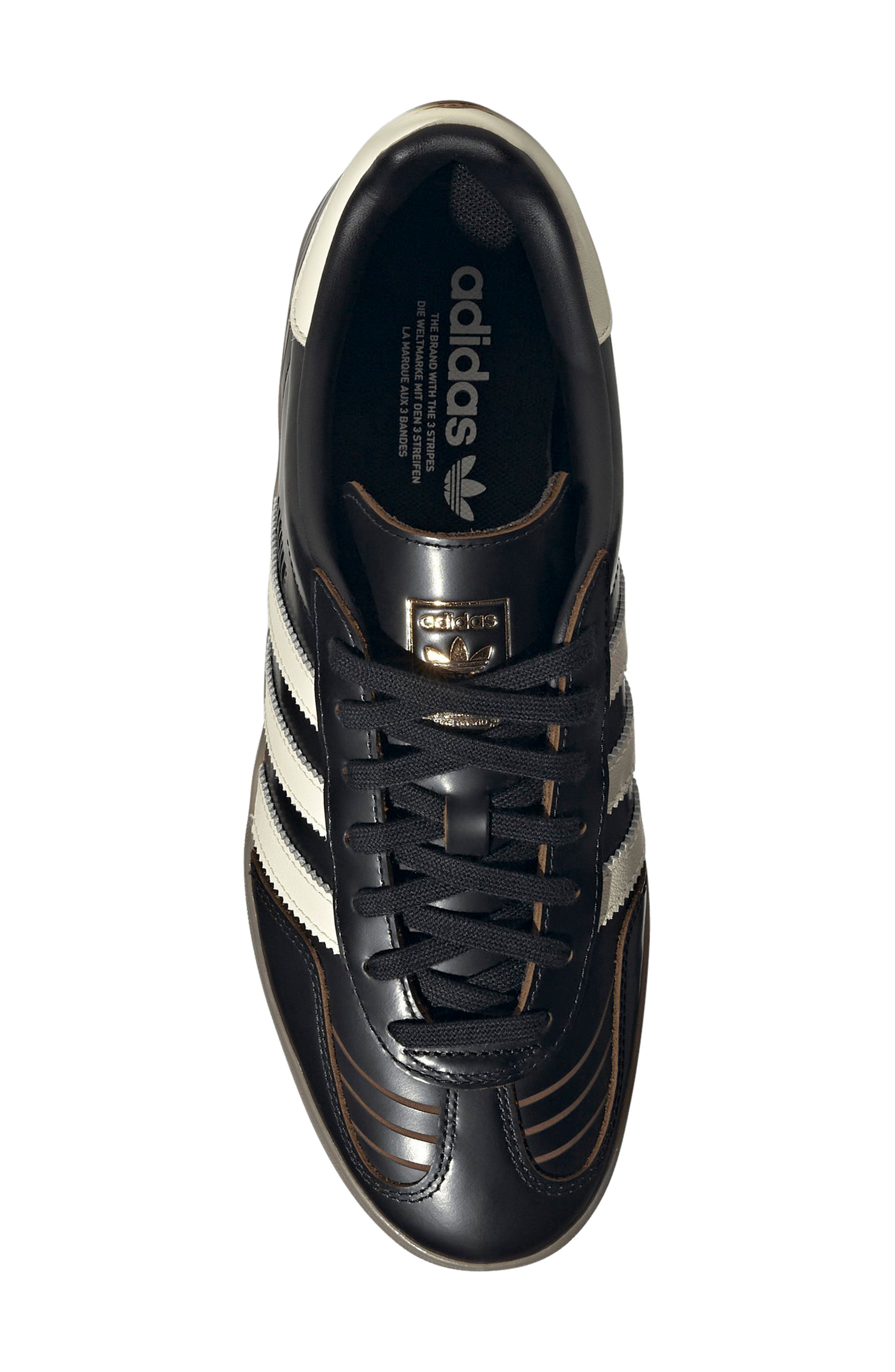 adidas Gazelle Indoor Sneaker, Alternate, color, Core Black/ Cream White/ Gum