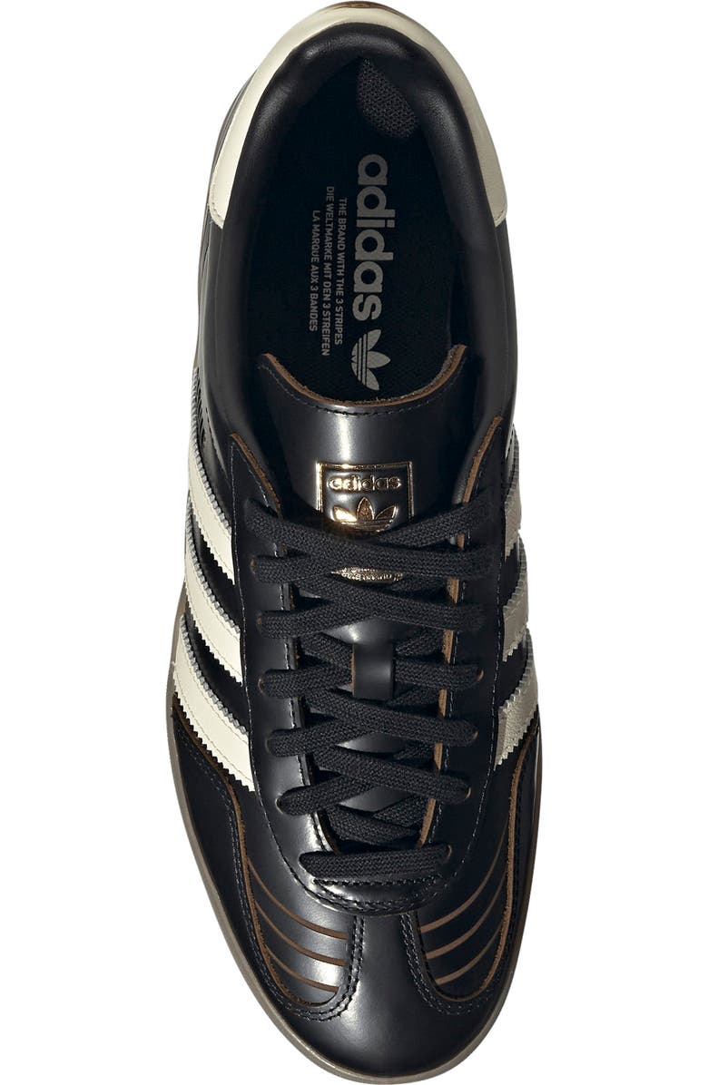 adidas Gazelle Indoor Sneaker, Alternate, color, Core Black/ Cream White/ Gum