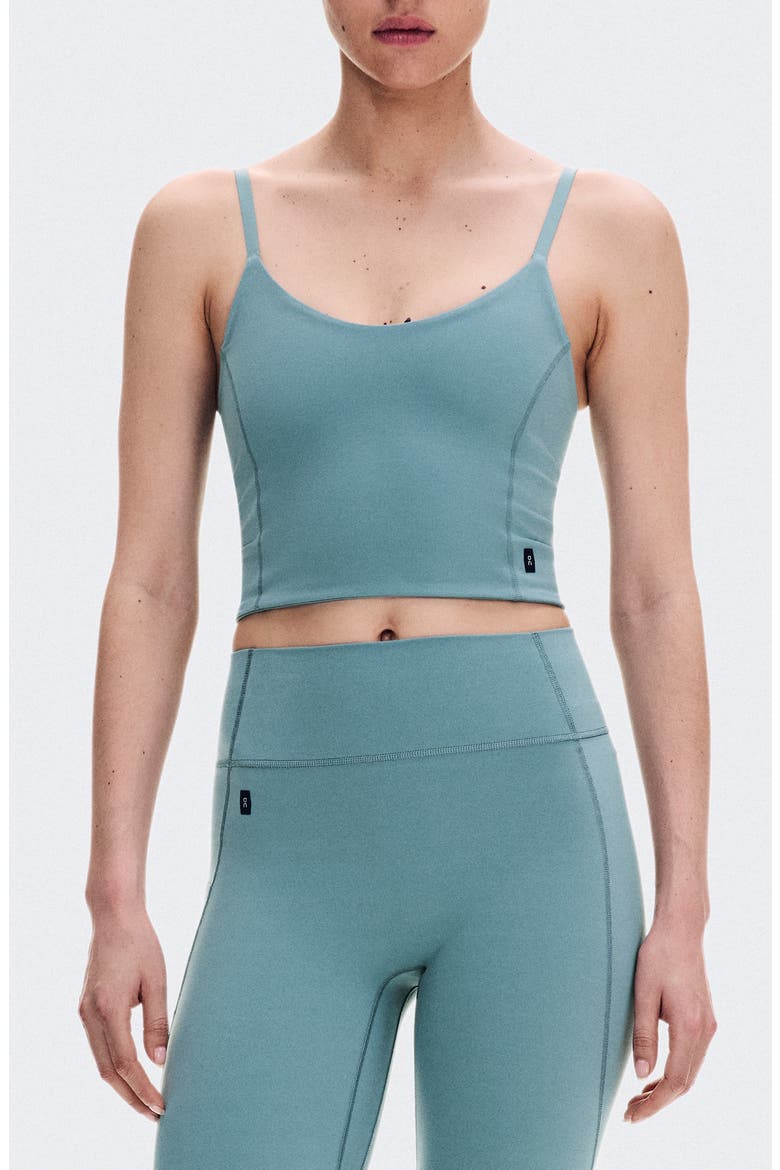Studio Cropped Tank, Main, color, AGAVE