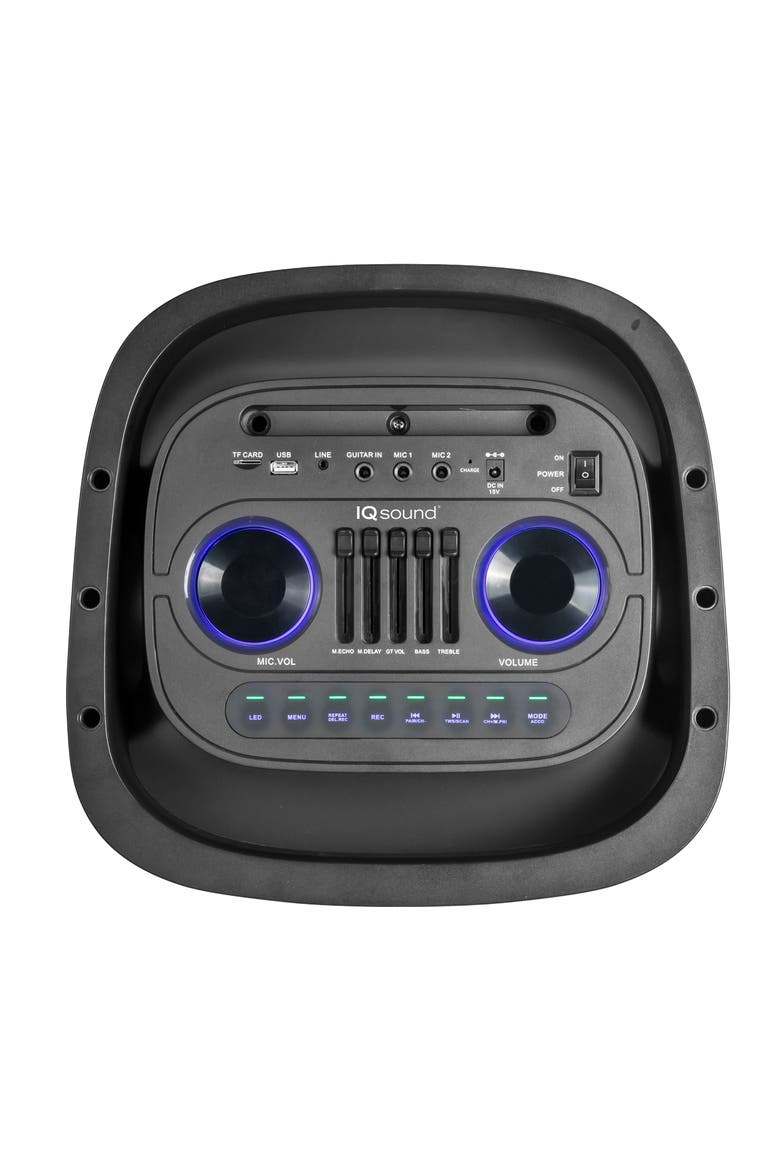 2x 10 Inch Speaker with True Wireless Stereo, Alternate, color, Black