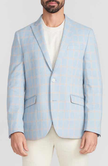 SAVILE ROW CO Blue Plaid Sport Coat