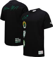 Mitchell & Ness Men's Black Boston Celtics Black Out Collection Vintage Premium T-Shirt