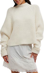 Free People Low Tide Mock Neck Sweater