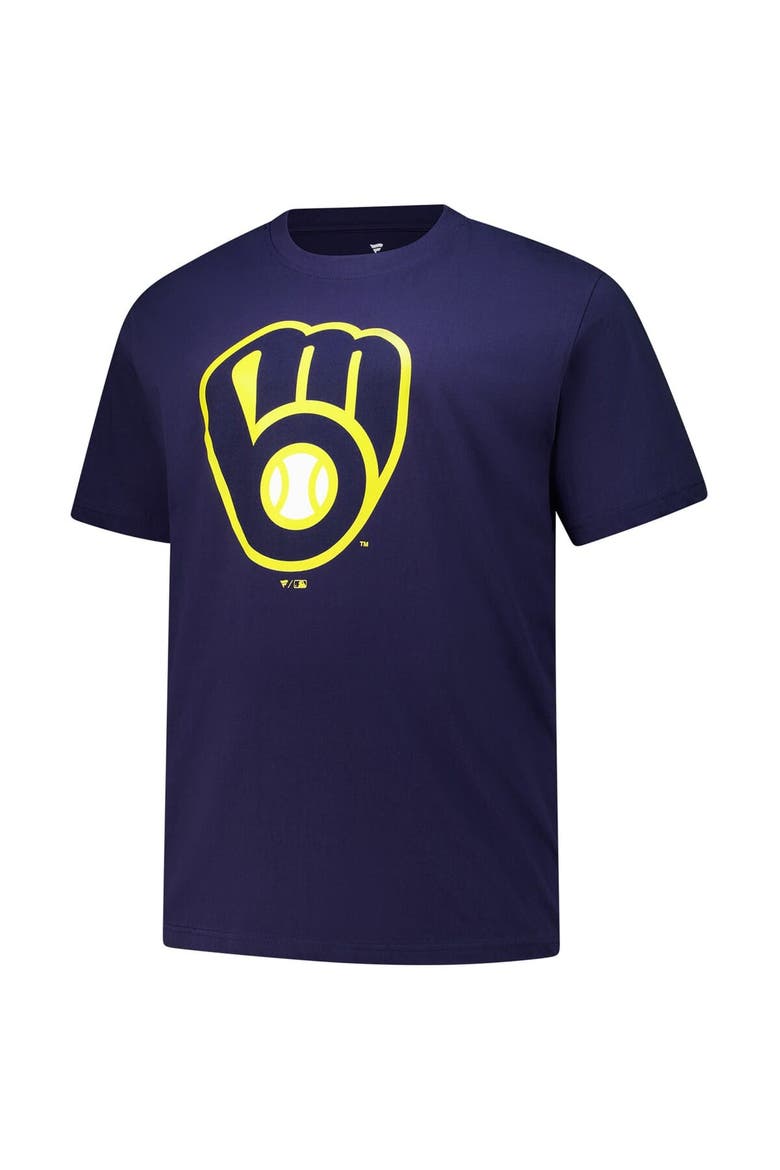 Men's Profile Christian Yelich Navy Milwaukee Brewers Big & Tall Player Name & Number T-Shirt, Alternate, color, Navy