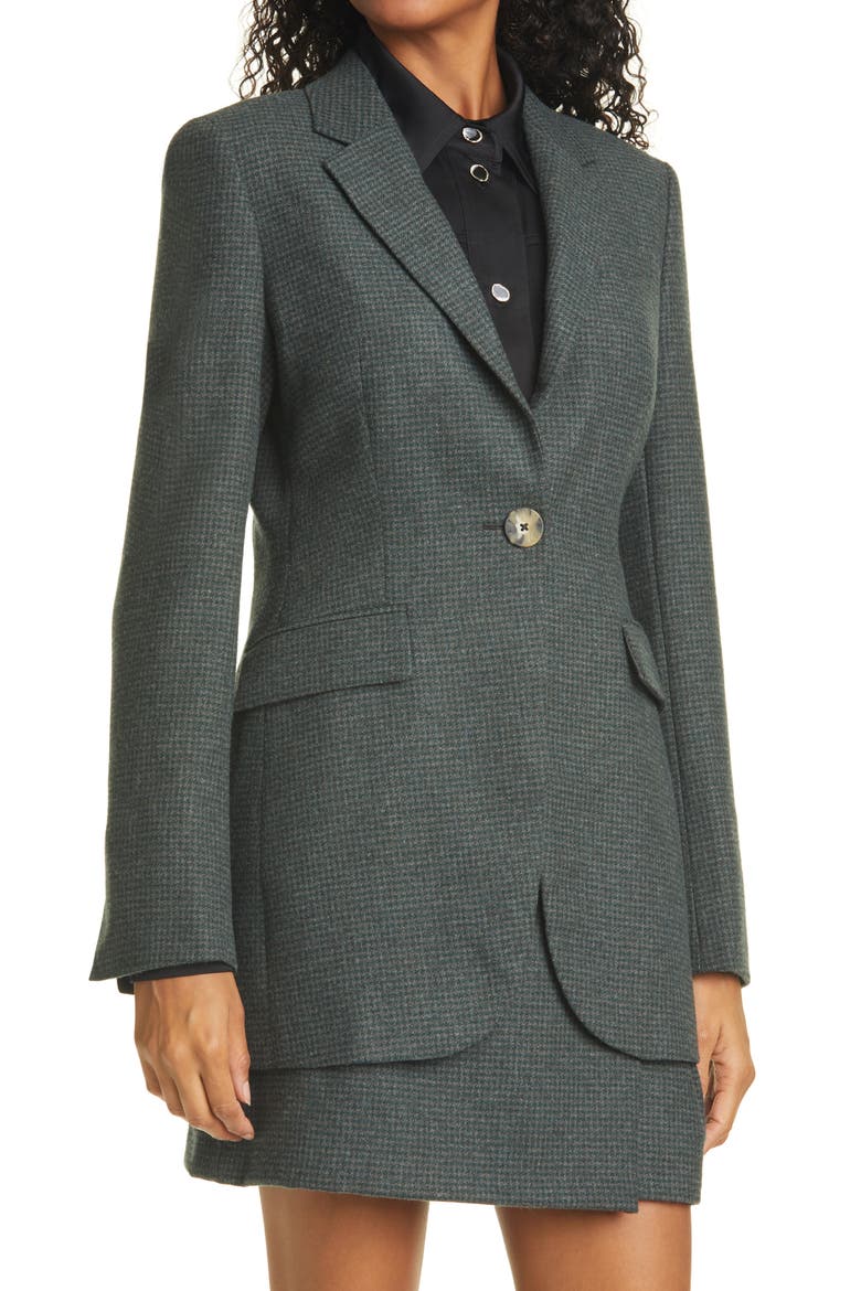 Tyron Wool Blend Blazer, Alternate, color, GREEN GABLES COMB.
