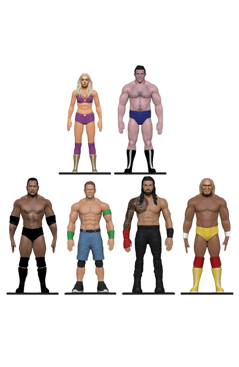 FleXfigs Wwe Icons Deluxe Pack 6 Characters, Main, color, 