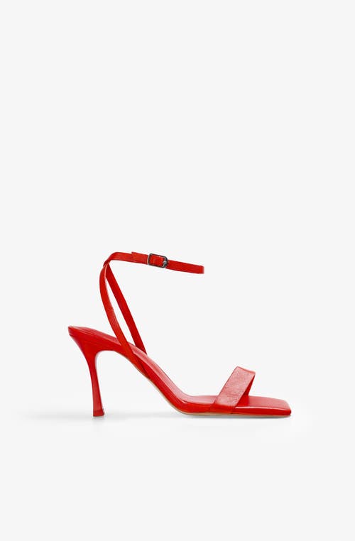 Scalpers New Heel Sandal In Orange