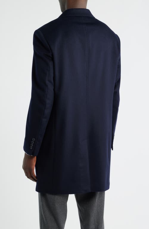 Nordstrom Cashmere Overcoat In Blue