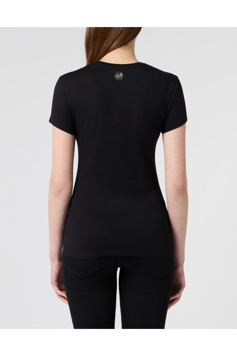 Sexy Pure Fit T-Shirt Teddy Crystal Women, Alternate, color, black