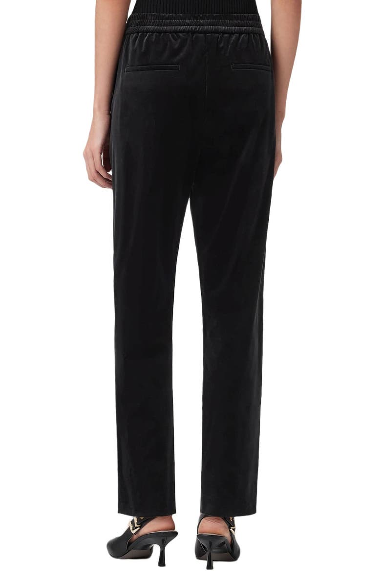 AllSaints Aleida Vel Pants, Alternate, color, Black