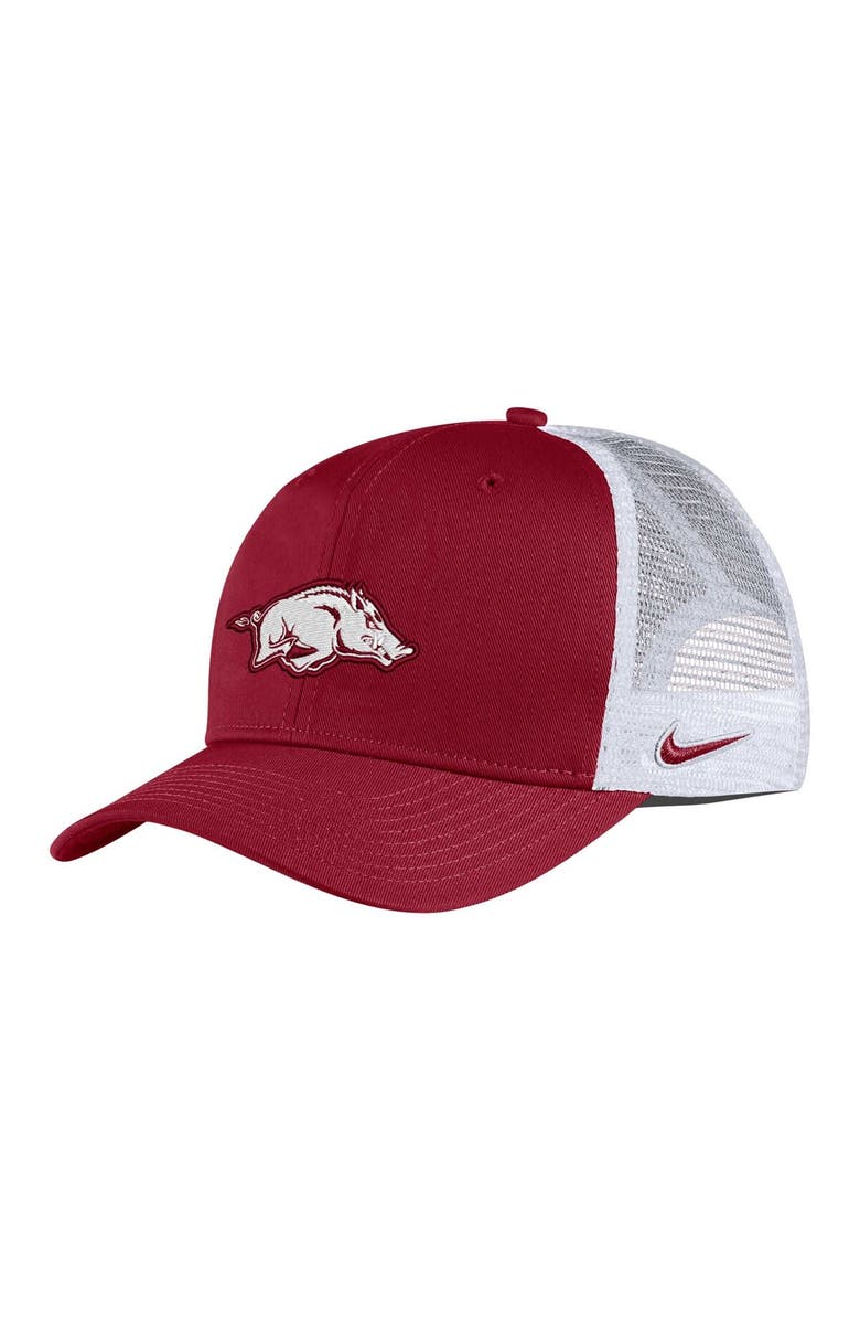 Nike Men's Nike Cardinal Arkansas Razorbacks Classic99 Trucker Adjustable Hat, Main, color, 