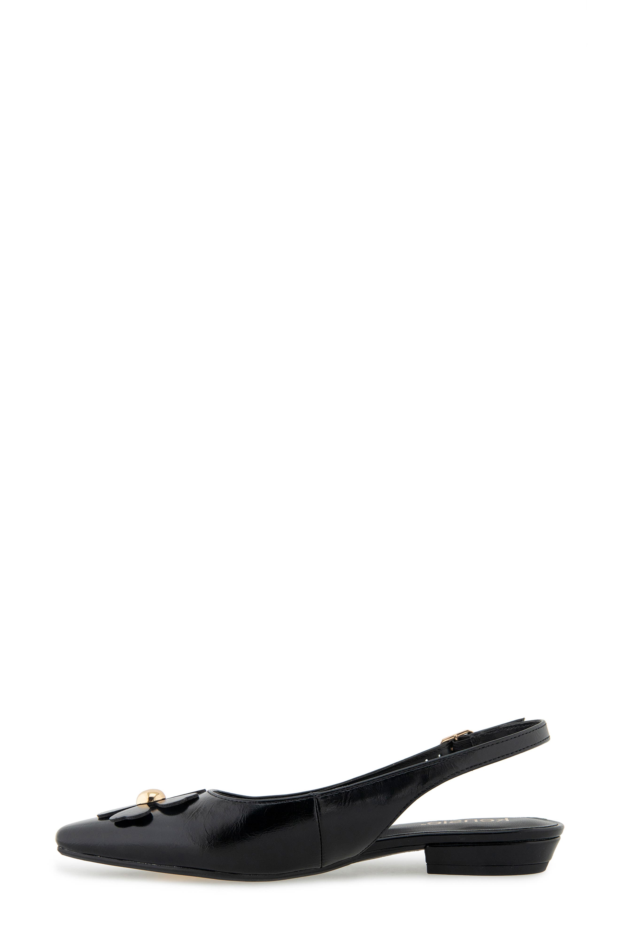 Kensie Paige Slingback Kitten Heel Pump, Alternate, color, Black
