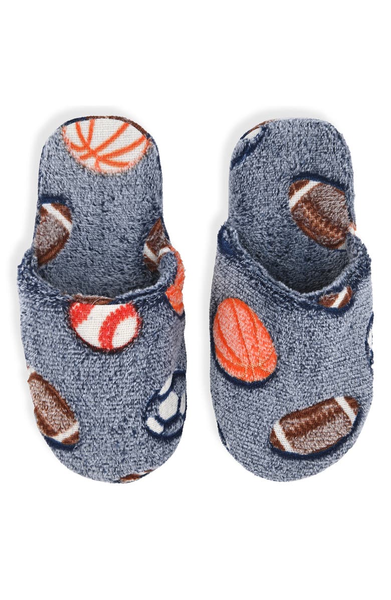 SLEEP ON IT Kids' Fleece Robe & Slippers Set, Alternate, color, Navy