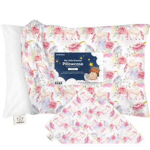Keababies Printed Toddler Pillowcase 13x18" In Pink