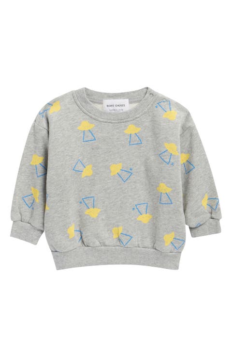 Pixel Abduction Organic Cotton Sweatshirt