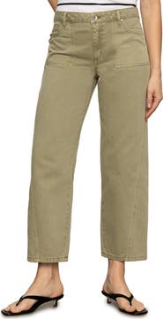 Sanctuary District High Waist Barrel Leg Ankle Jeans