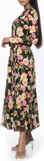 Alexia Admor ★ Elodie フローラル 長袖 マキシ丈 ワンピース Elodie Dress – ALEXIA ADMOR