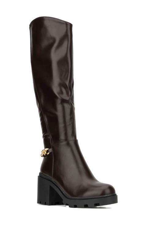 Athena Lug Sole Chain Boot (Women)