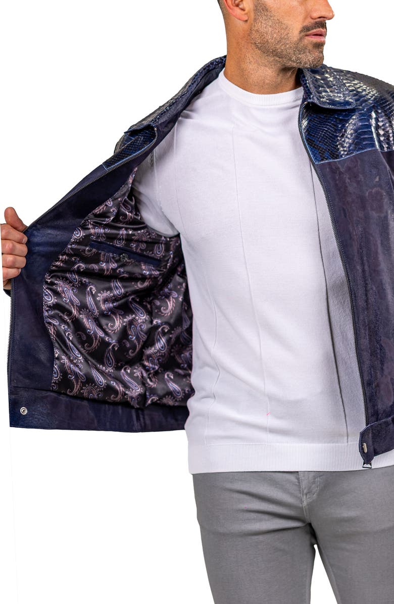 Maceoo Leather Jacket, Alternate, color, 