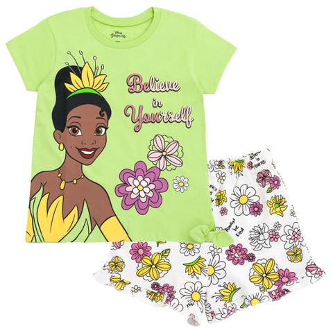 T-Shirt & French Terry Shorts Set (Toddler, Little Kid & Big Kid)
