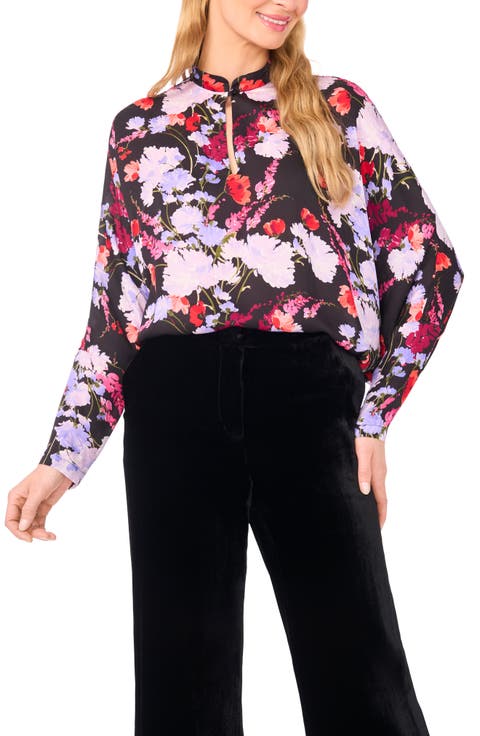 Alicia Floral Dolman Sleeve Top
